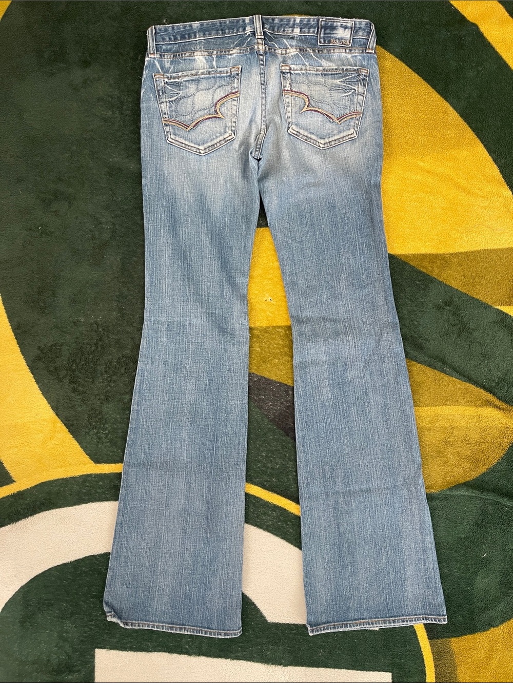 Big Star Light Blue Flare Jeans for Women xl length